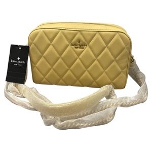 KATE SPADE CAREY QUILTED LEATHER MINI CAMERA BAG